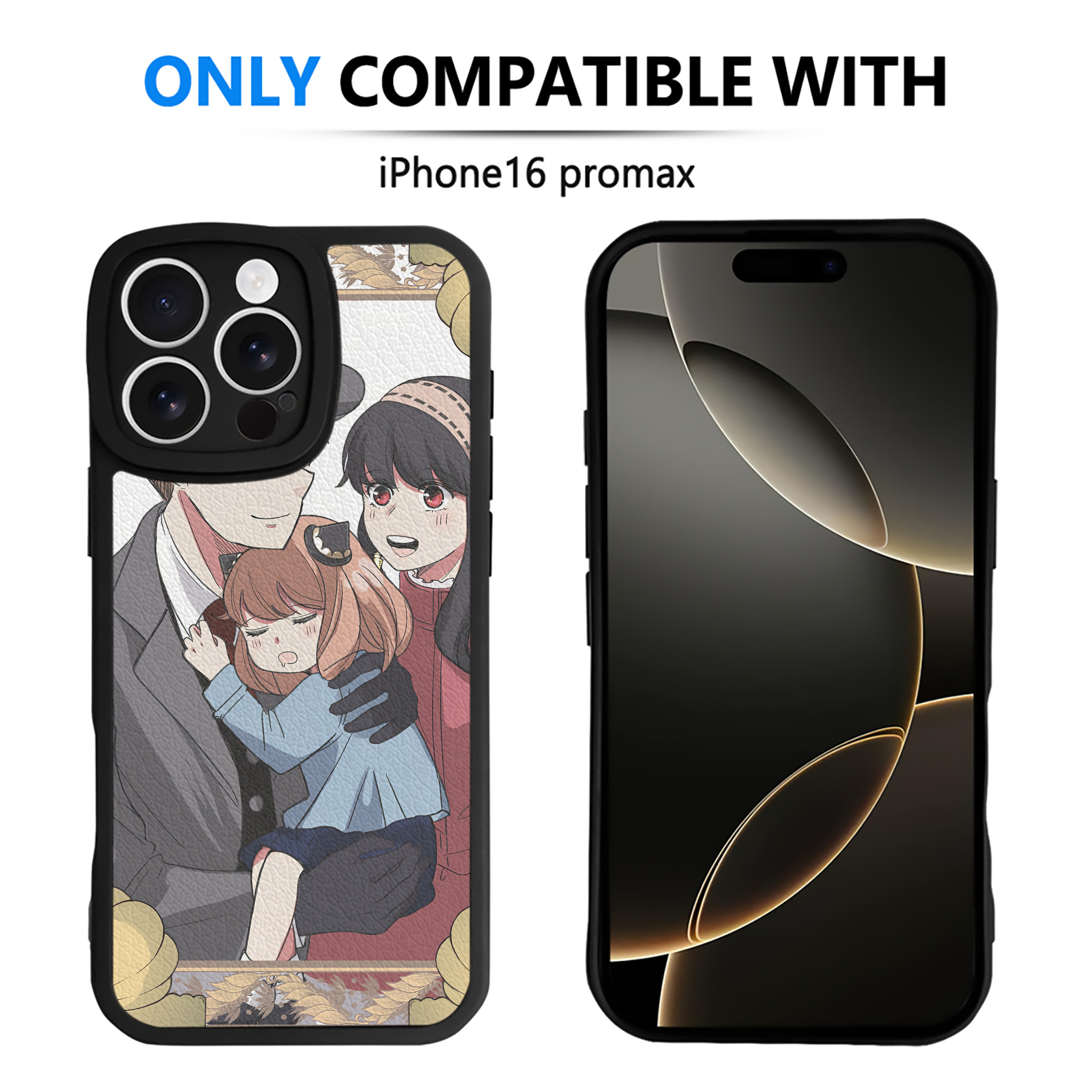 （画像用） SPY×FAMILY间谍家家酒 【iPhone 16シリーズ対応】シリコンスマホケース（レザー調） 材質：シリコン